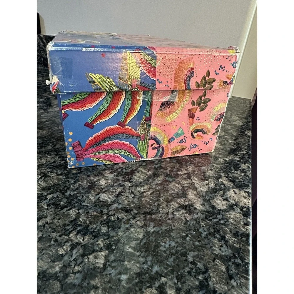 Farm Rio Beaded Banana Flatform Sandal.‎ NWB. Size 9 Women's. Platform Wrap Up - Picture 9 of 12